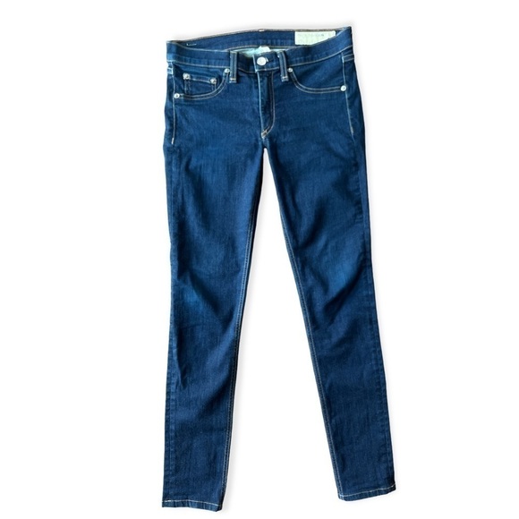 Rag & Bone Women’s Clean Indigo Jean Leggings, W1503M303 - Size 27 - Picture 2 of 9